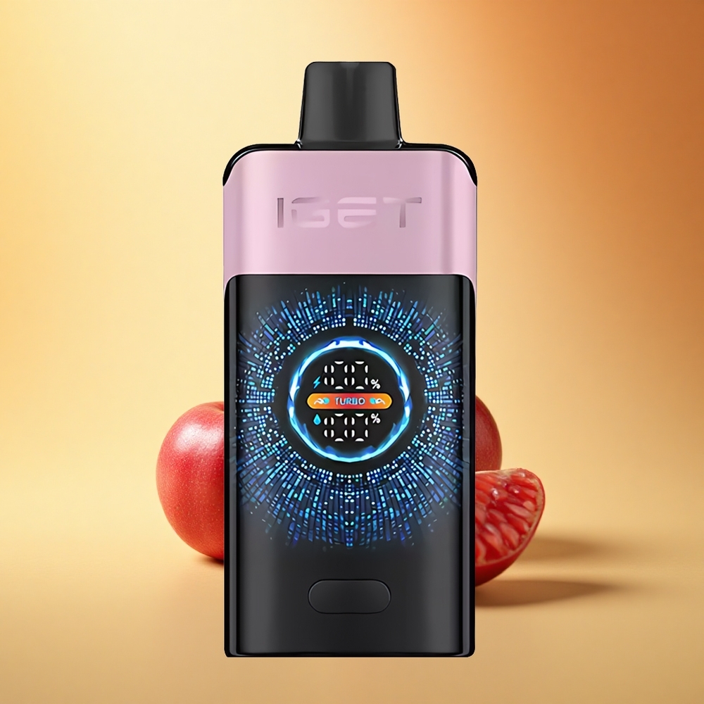 IGET ONE 12000 Puffs Češnja Granat Dual Mesh 2700 mAh