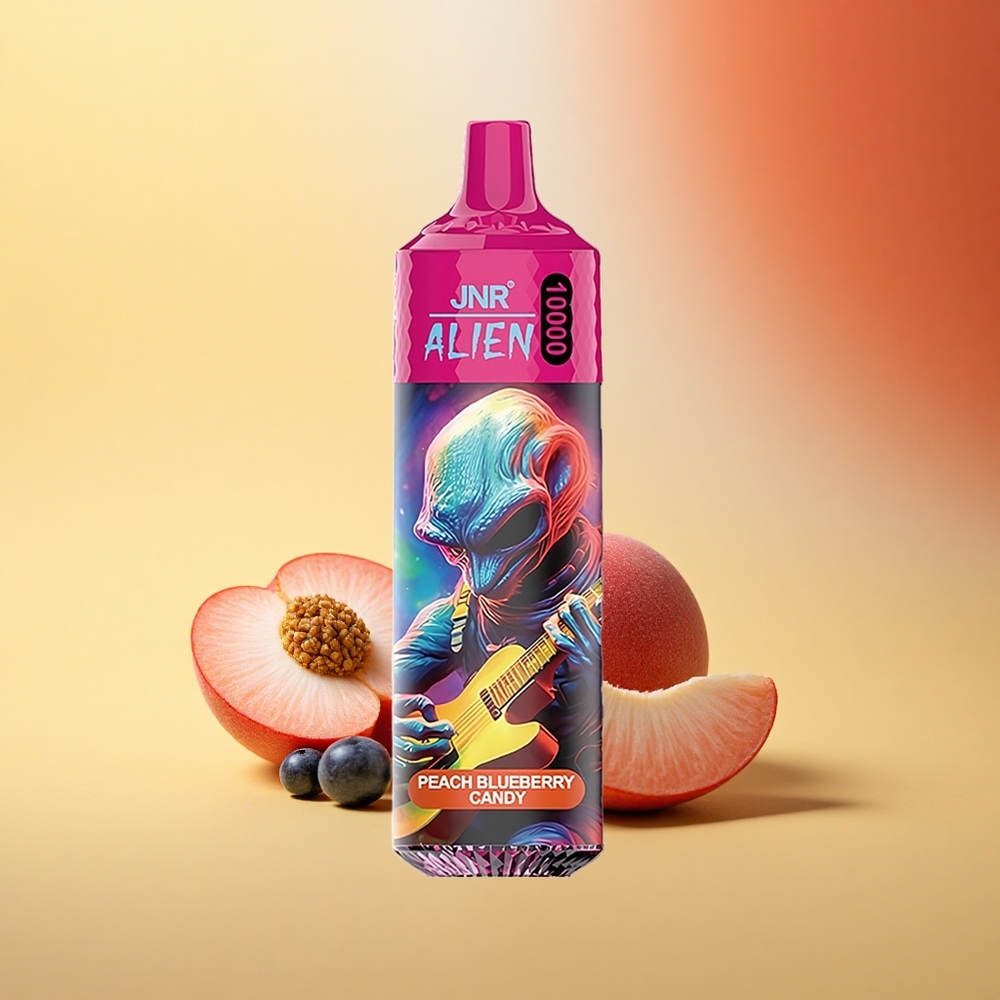 JNR Alien 10000 Breskeva Borovnica Bonbon z RGB Lučmi in Hitrim Polnjenjem Tip-C