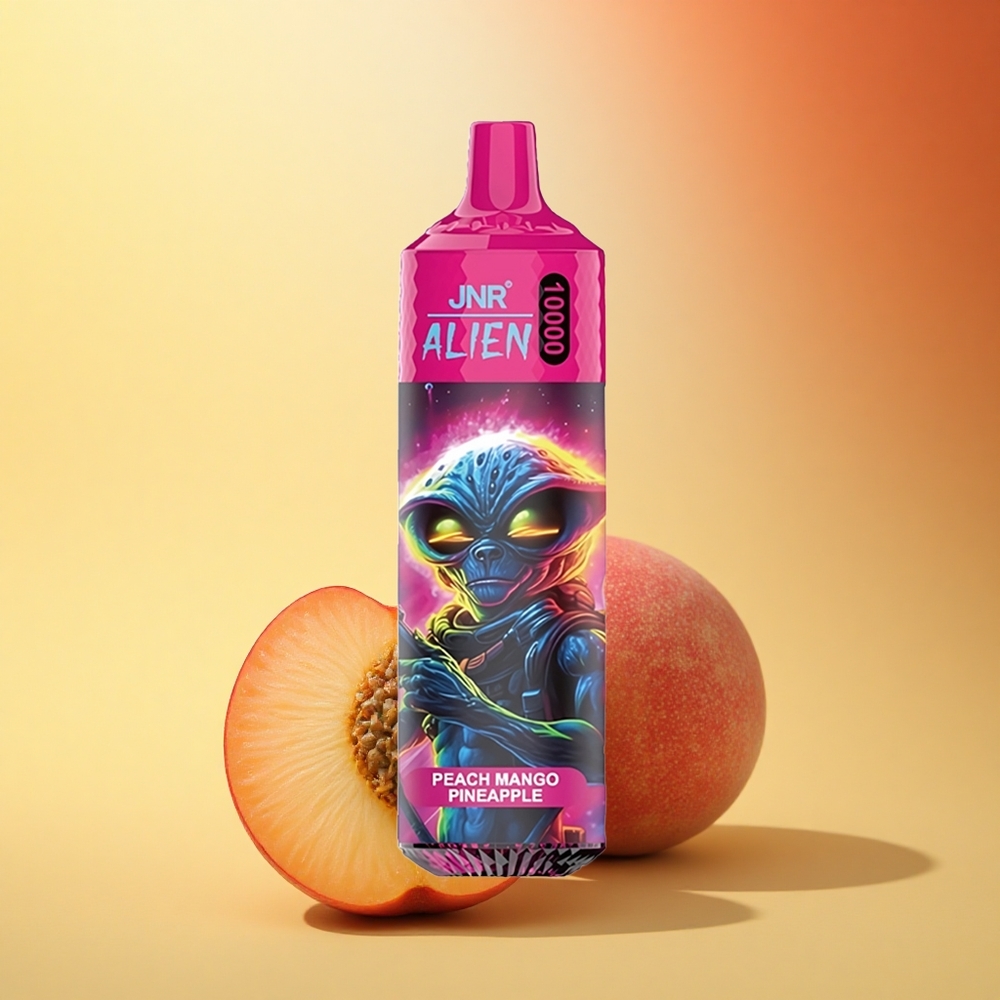 JNR Alien 10000 Breskva Mango Ananas LED Baterija 850mAh Hitri Polnilec Tip-C