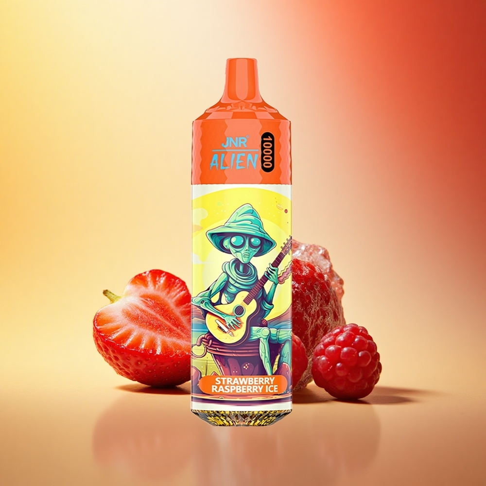 JNR Alien 10000 Jagoda Malina Led z 850mAh in RGB