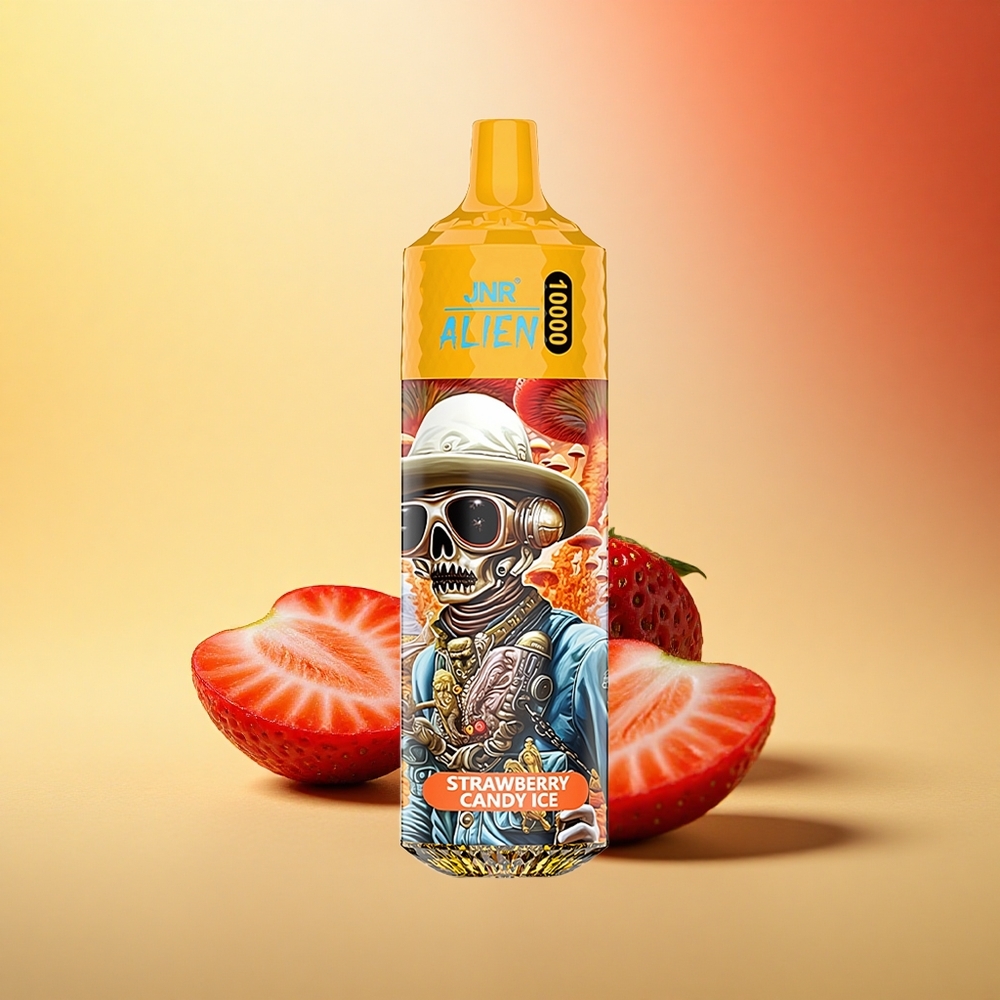 JNR Alien 10000 Jagoda Sladkorda Led z RGB lučmi in 850mAh baterijo