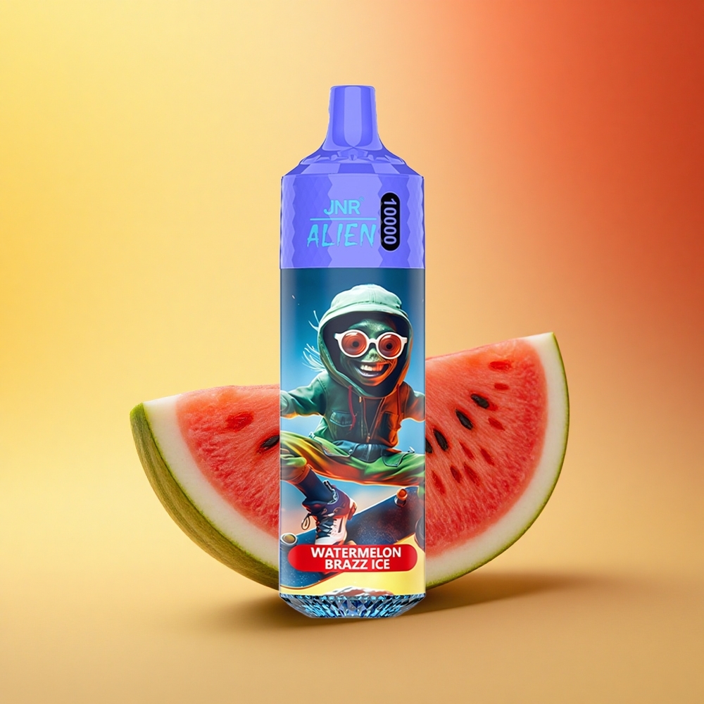 JNR Alien 10000 Lubenik Brazz Ledeni z RGB osvetlitvijo in 20ml tekočine