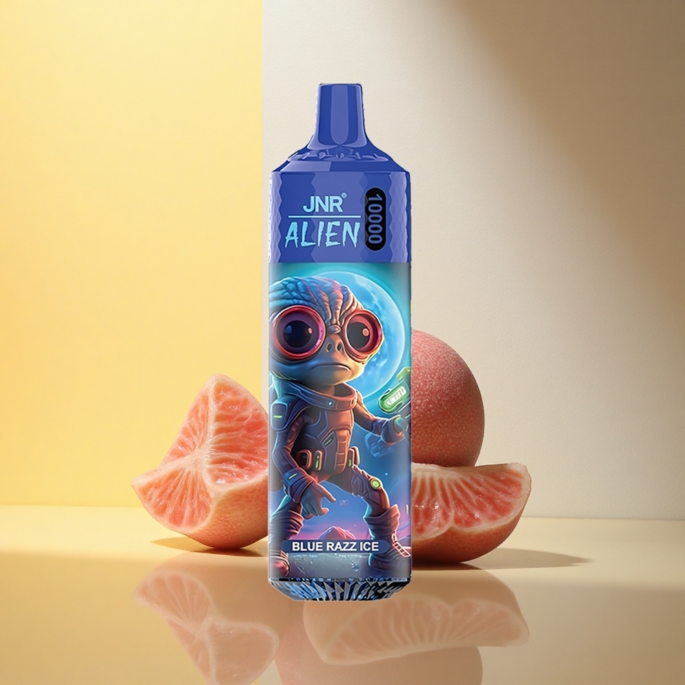 JNR Alien 10000 Modra Malina Led z 850mAh in RGB