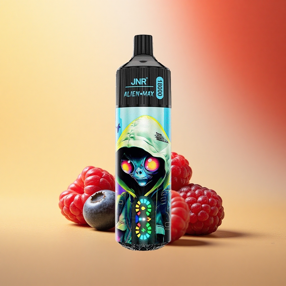 JNR Alien Max 18000 Boravnica Malina Dvojna Mreža Hitri Polnilec