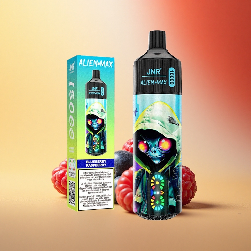 JNR Alien Max 18000 Boravnica Malina Dvojna Mreža Hitri Polnilec