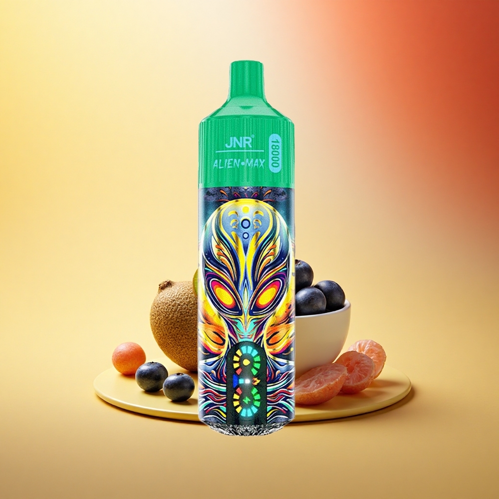 JNR Alien Max 18000 Borovnica Kivi Dvojno Jedro Hitri Polnilec