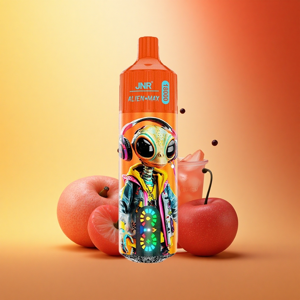 JNR Alien Max 18000 Šampanjec Češnjeva Kola z Dvojno Mrežo in Hitrim Polnjenjem