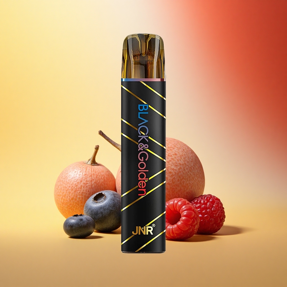 JNR Black&Golden 600+200 Borovična Kisla Malina 800 Pufov 550mAh