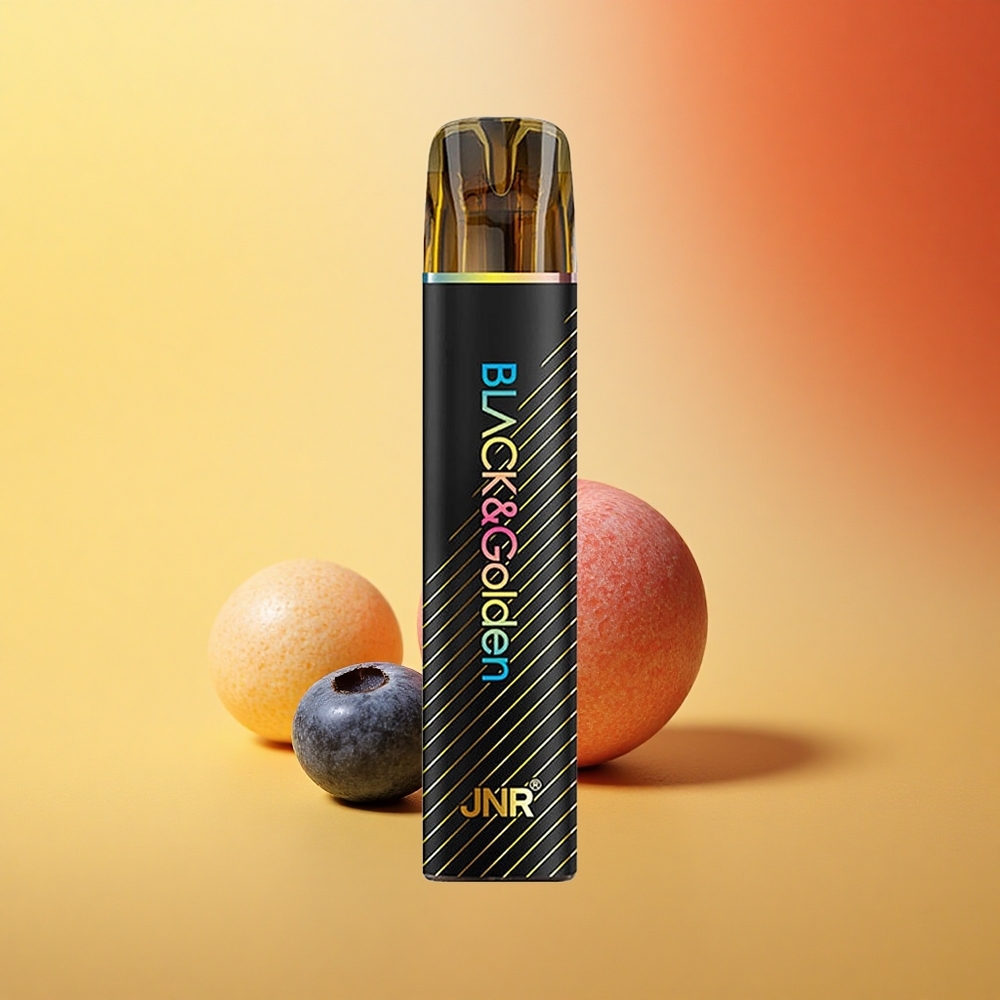 JNR Black&Golden 600+200 Borovnični Mehurčki 800 Pufov 550mAh