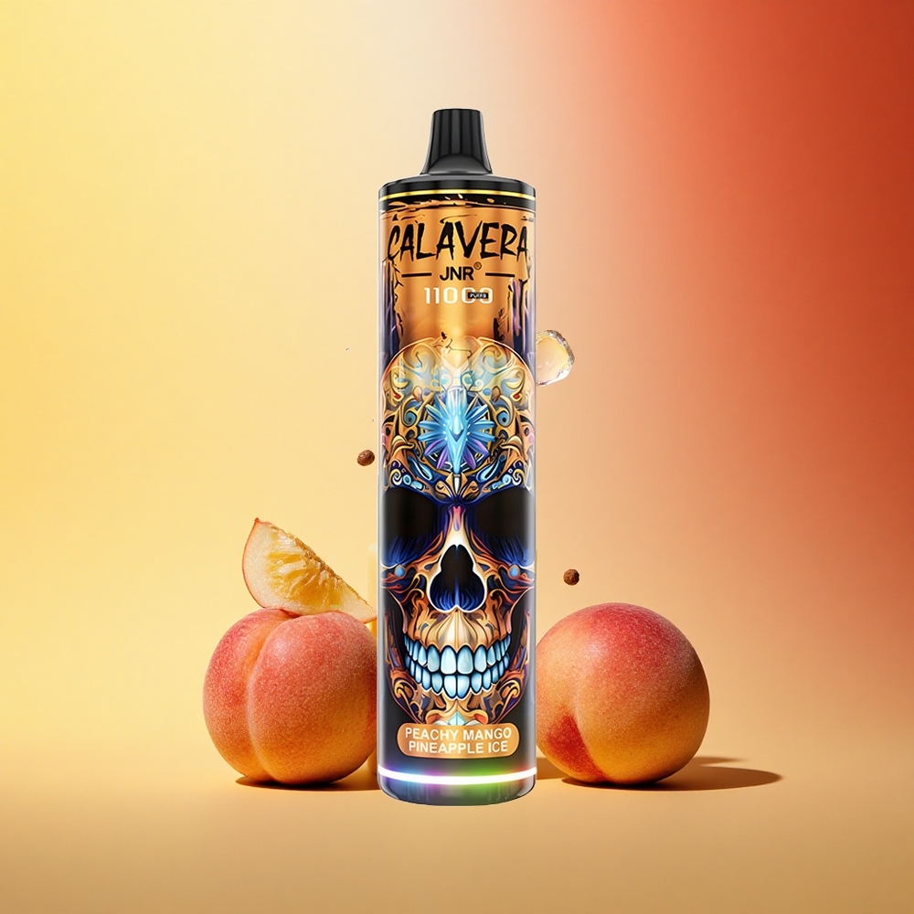 JNR Calavera 11000 Breskva Mango Ananas Led z Vtičem Type-C in 850 mAh Baterijo