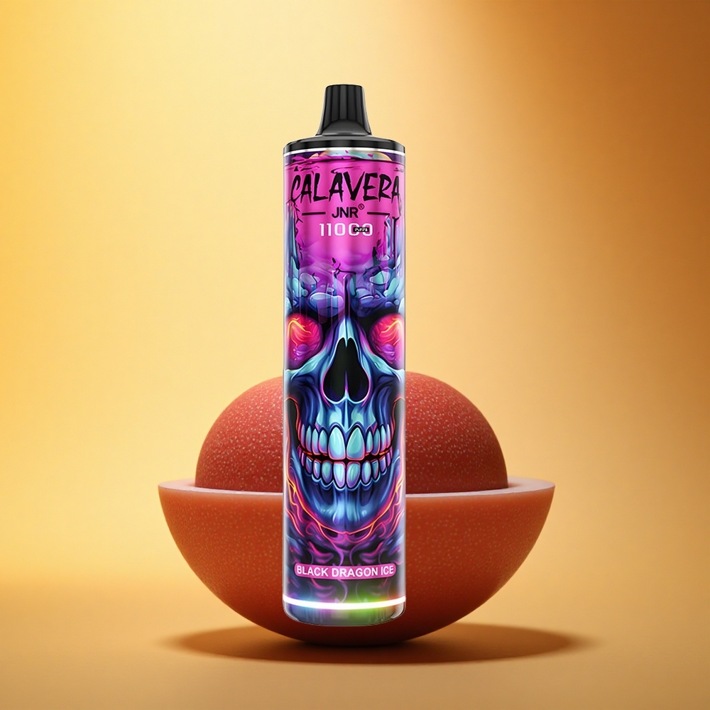 JNR Calavera 11000 Črni Zmaj Led z 850 mAh in 21ml