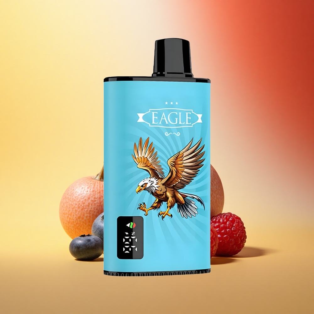 JNR EAGLE Smart 23000 Borovnica Kisla Malina z Digitalnim Zaslonom in Nastavljivim Pretokom Zraka