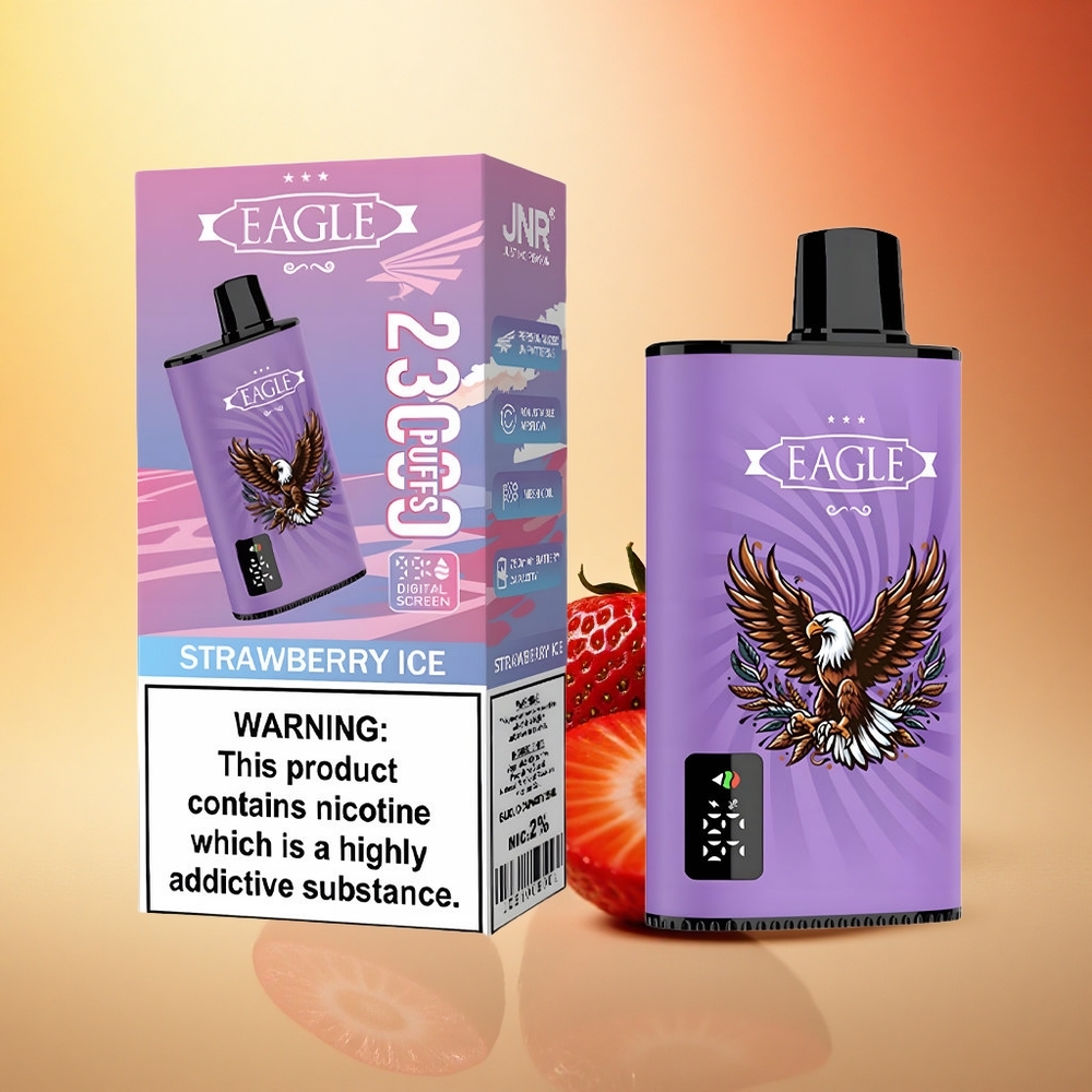 JNR EAGLE Smart 23000 Jagodni Led z Digitalnim Zaslonom in 1.0ohm Mesh Tuljavo