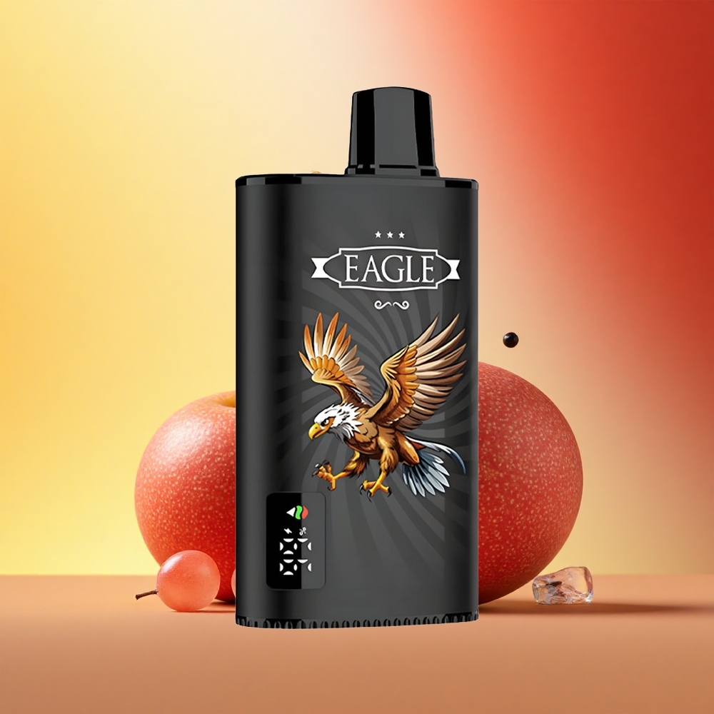 JNR EAGLE Smart 23000 Črni ribez mango led z digitalnim zaslonom in nastavljivim zračnim tokom