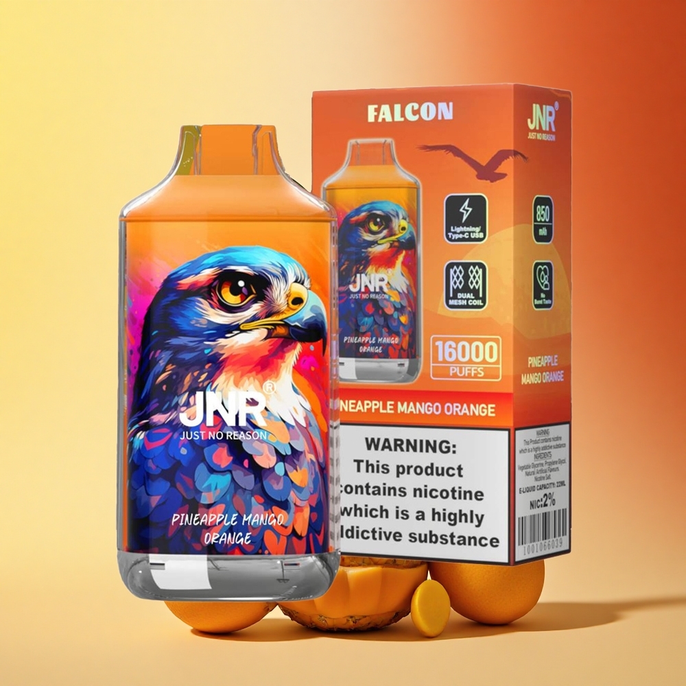 JNR Falcon 16000 Ananas Mango Pomaranča Dual Mesh 850mAh Type C