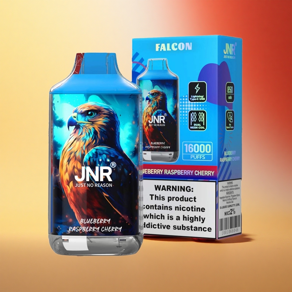 JNR Falcon 16000 Borova Malina Češnja Dual LED 850mAh Type-C