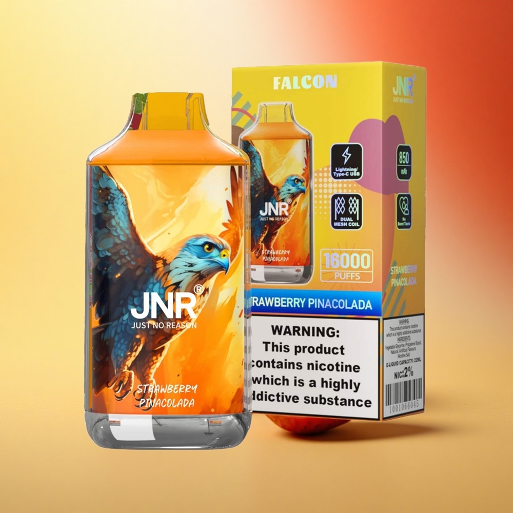 JNR Falcon 16000 Jagoda Pina Colada Dvojni Mrežni Coil & Tip C