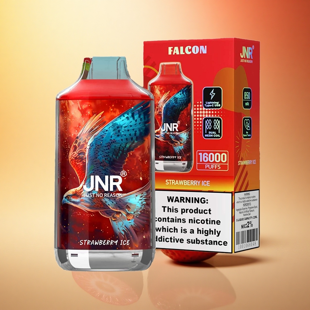 JNR Falcon 16000 Jagodni Led z Dvojno Mrežo in 22ml