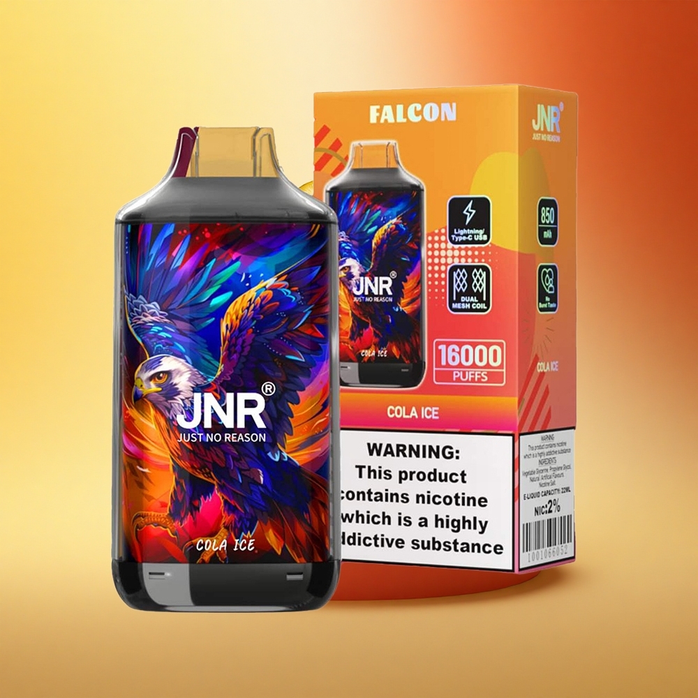 JNR Falcon 16000 Kola Led z Dvojnim Mrežnim Tuljavom in 22ml E-tekočino