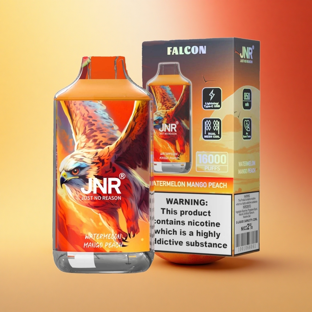 JNR Falcon 16000 Lubenika Mango Breskeva 850 mAh 22ml Dual Mesh