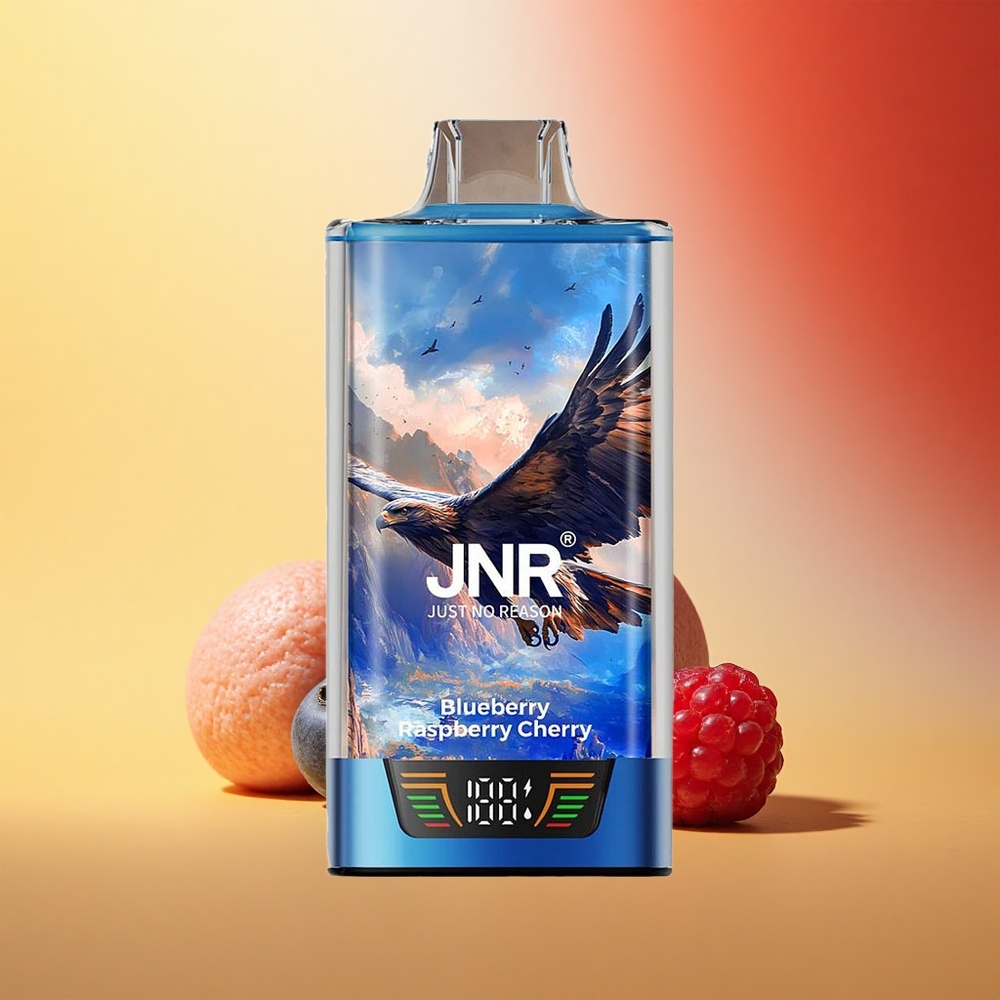 JNR Falcon Pro 28000 Borovnica Malina Češnja 30ml Dual Mesh