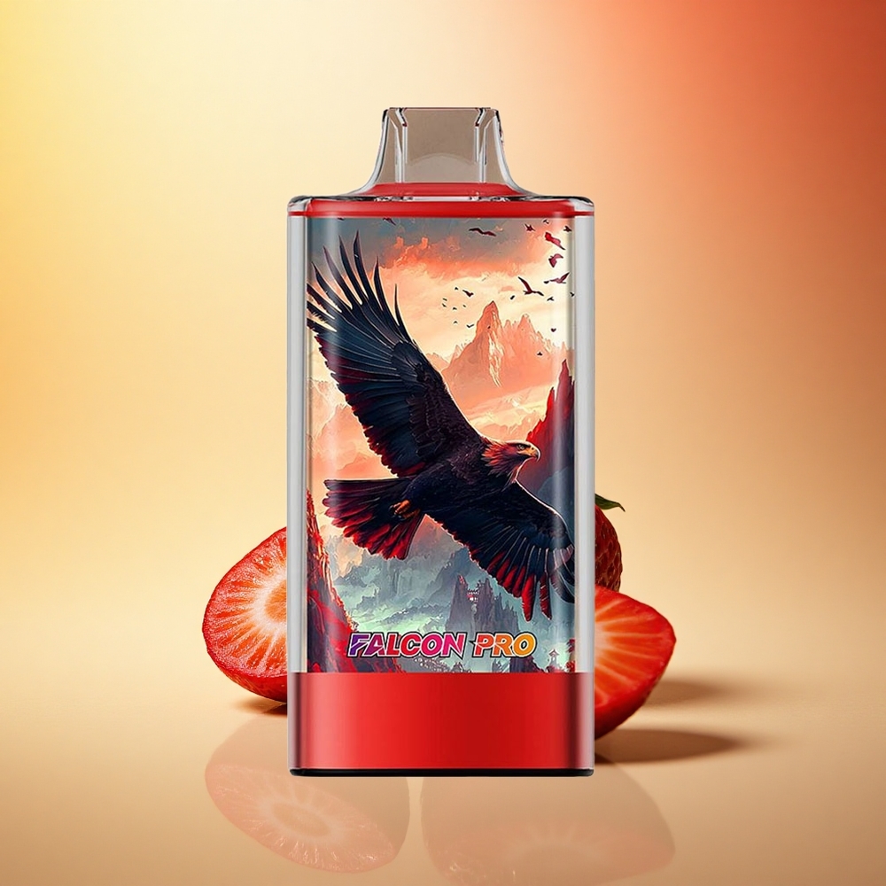 JNR Falcon Pro 28000 Jagodni Led z 30ml in Dual Mesh Coil