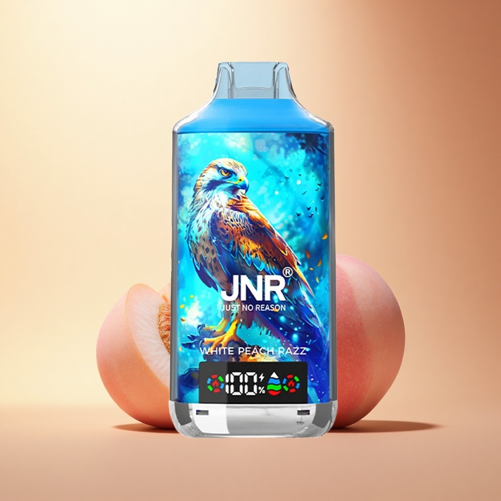 JNR Falcon X 18000 Bela Breskva Malina 750mAh Dual Mesh Digital Type-C