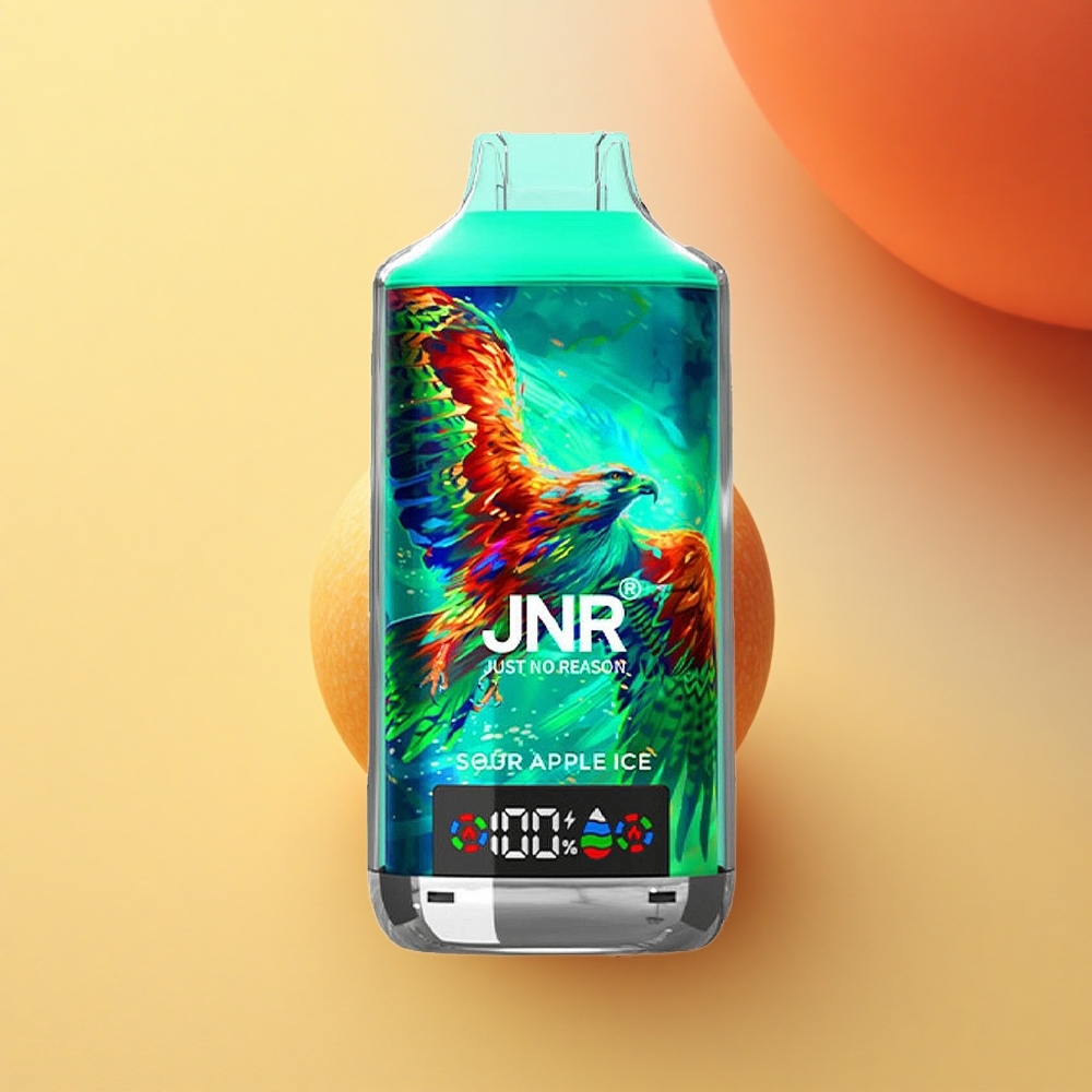 JNR Falcon X 18000 Kislo Jabolčni Led z Dvojno Mrežo in Tip-C