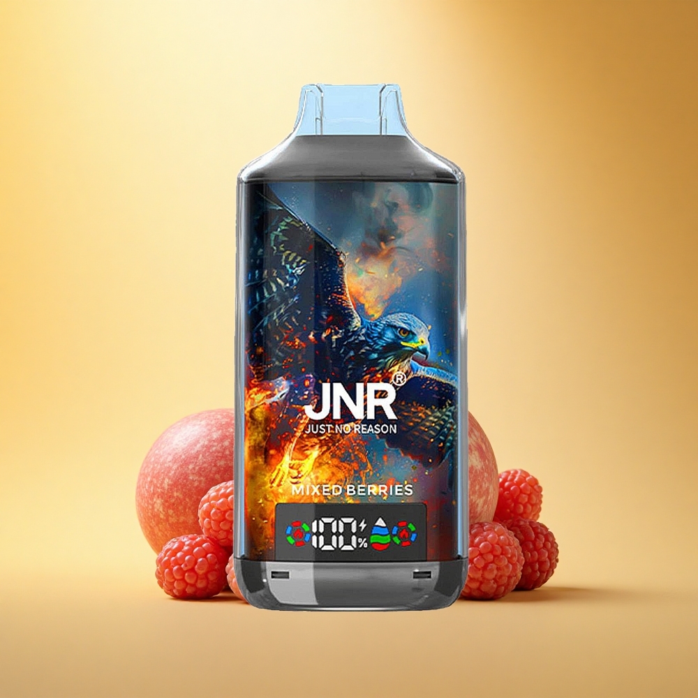 JNR Falcon X 18000 Mešane Jagode 750mAh Dual Mesh Digital