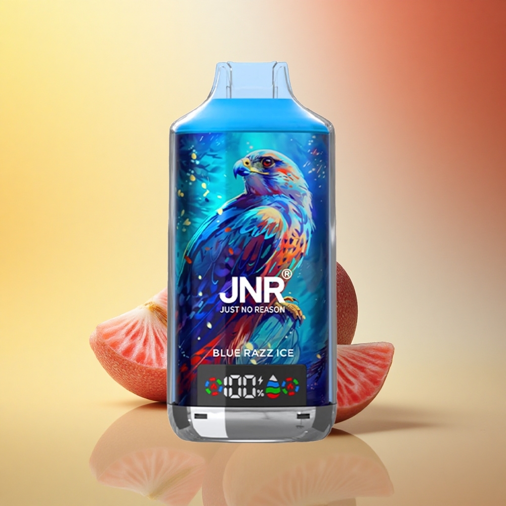 JNR Falcon X 18000 Modra Malina Led 18000 Pufov 24ml Dual Mesh Coil Typ-C