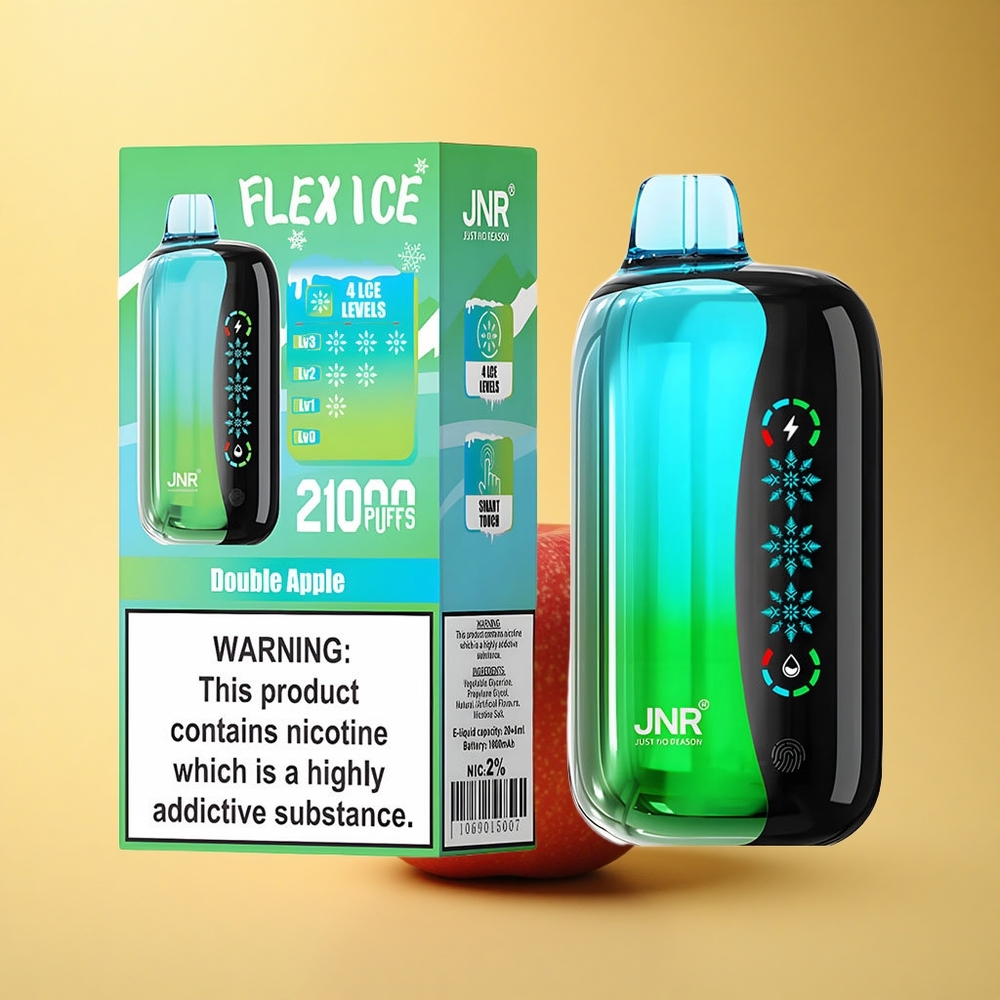 JNR Flex Ice 21000 Dvojno Jabolko Led Prilagodljiv Zrak 1.2 Ohm Dual Mesh