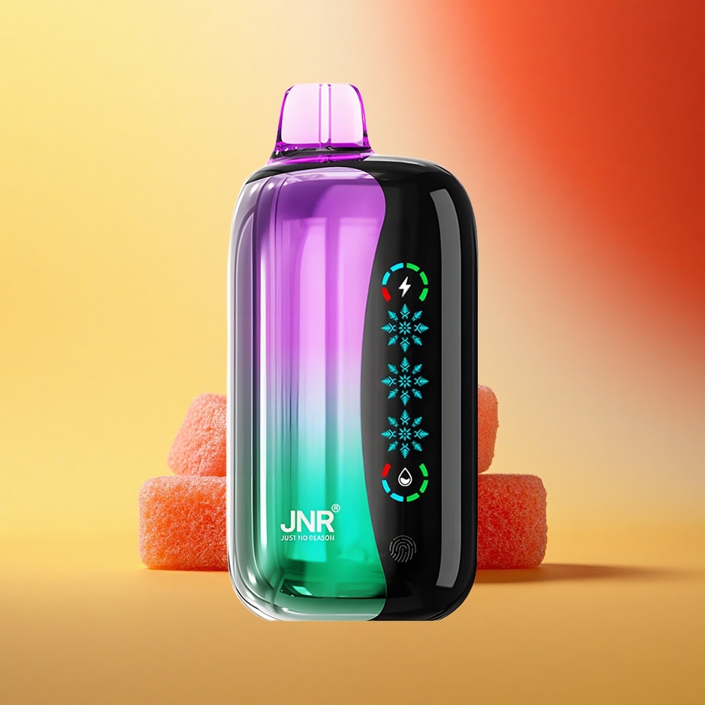 JNR Flex Ice 21000 Kisle Češnjeve Gumijaste Bonbone z Nastavljivim Ledom in 26ml E-tekočine