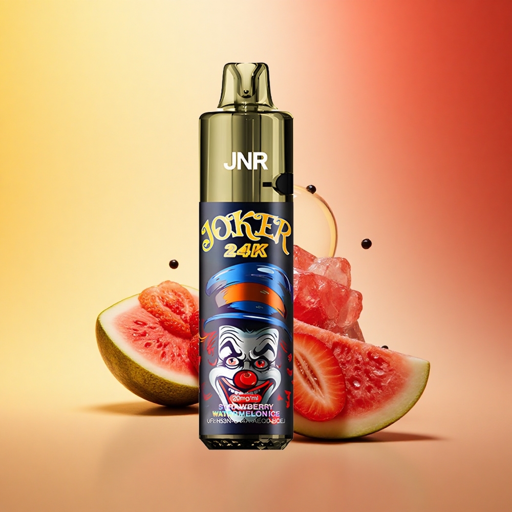 JNR Joker 24K Jagoda Lubenica Led z Vidno E-tekočino in 800mAh Baterijo
