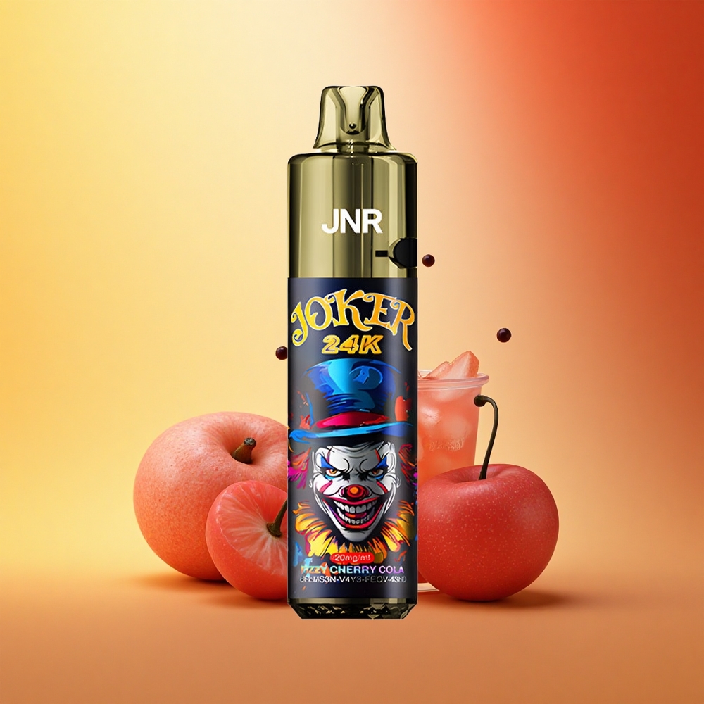 JNR Joker 24K Šampanjski Češnjev Kola z Vidno E-tekočino in 800mAh Baterijo