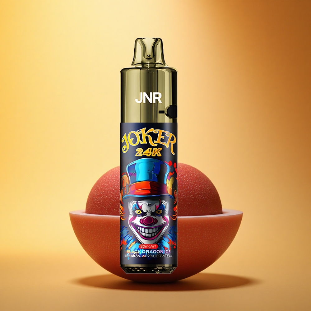 JNR Joker 24K Črni Zmaj Led z Vidno E-tekočino in 2% Nikotina