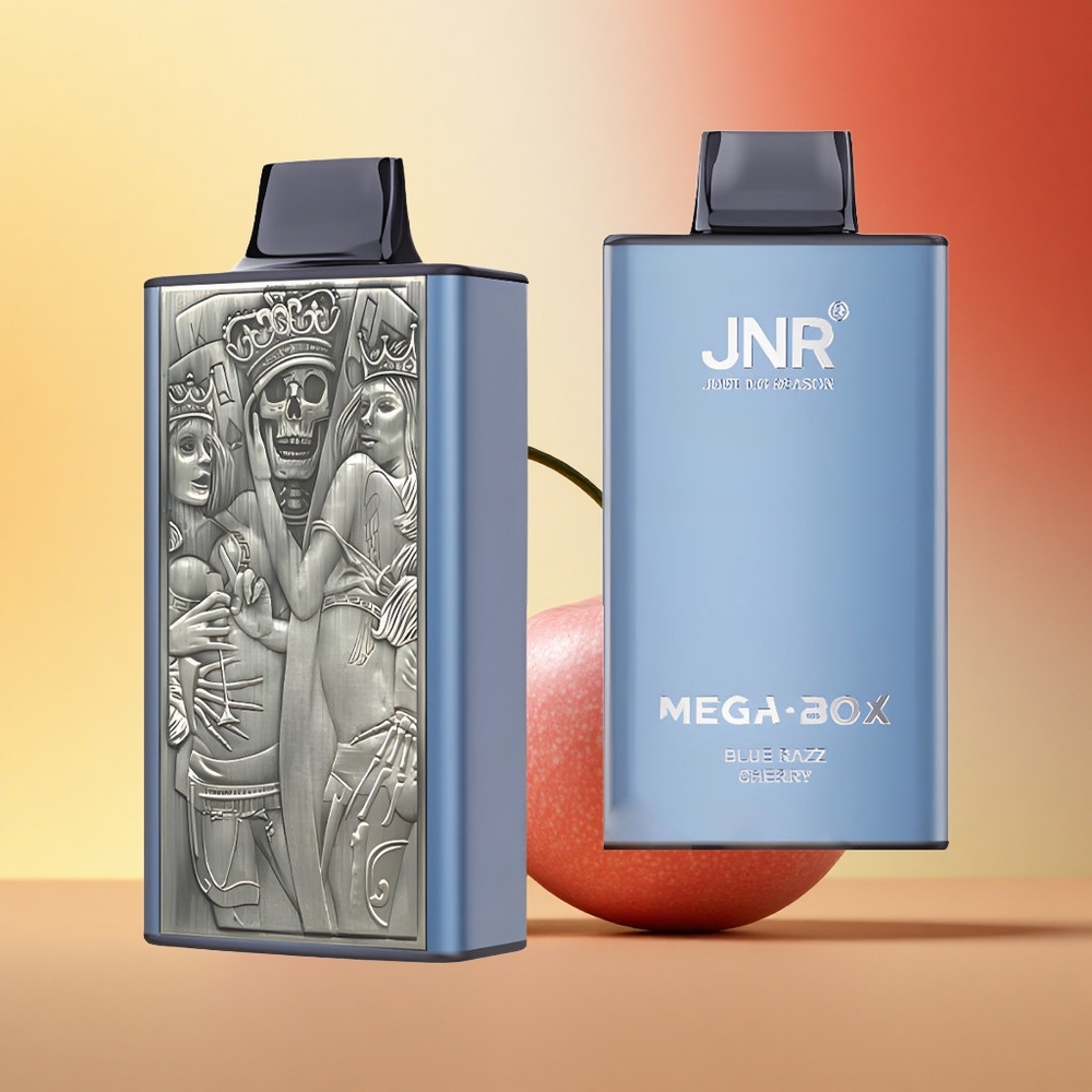 JNR Mega Box 25000 Modra Malina Češnja Dual Mesh 30ml 2%