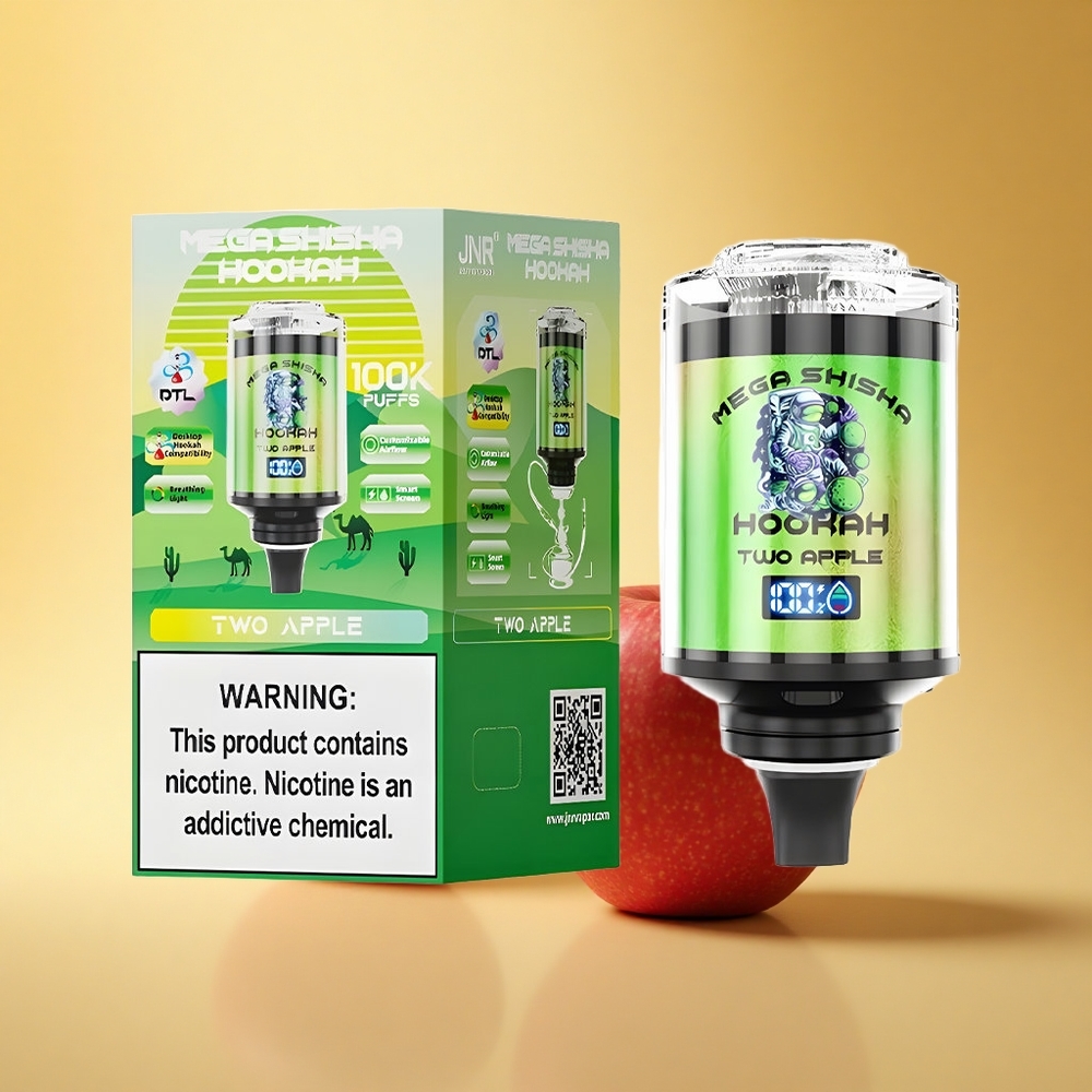 JNR Mega Shisha Hookah 100K Dve Jabolki 60ml 2200mAh