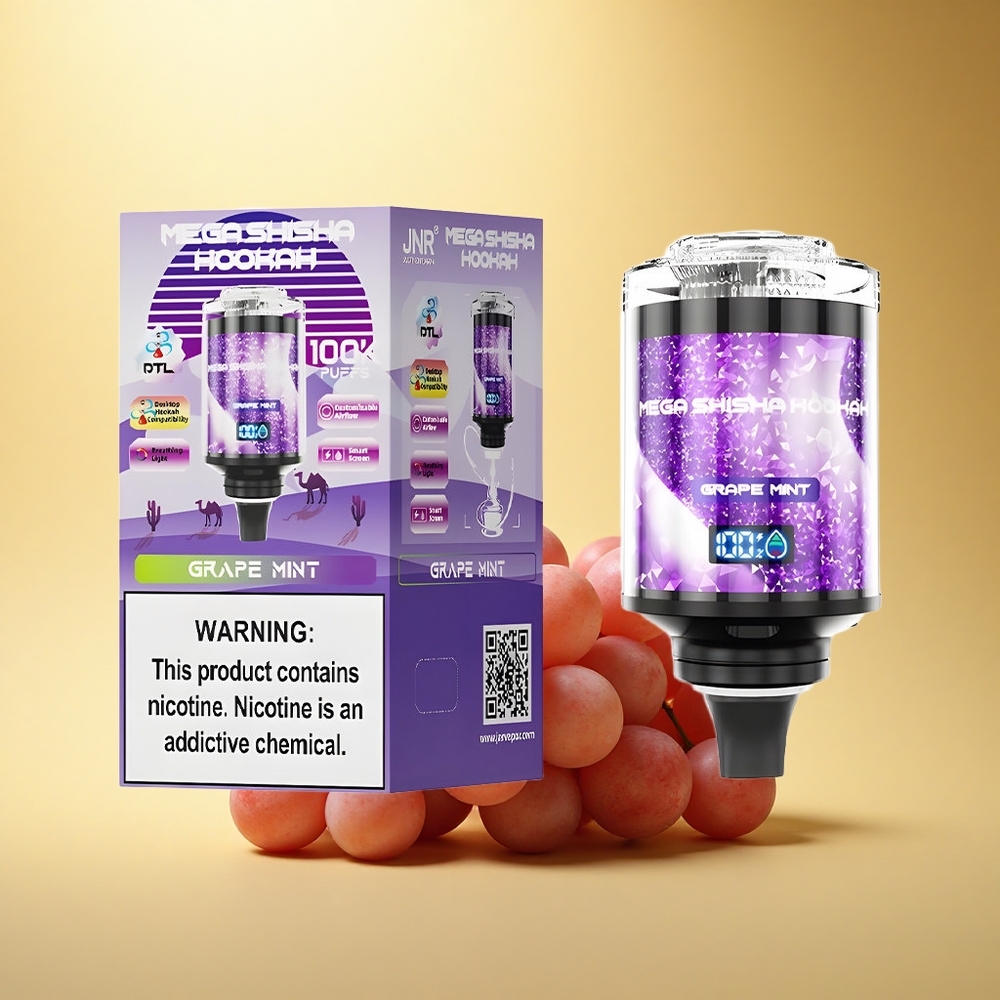 JNR Mega Shisha Hookah 100K Grozdova Meta 2200mAh Tipkovnica
