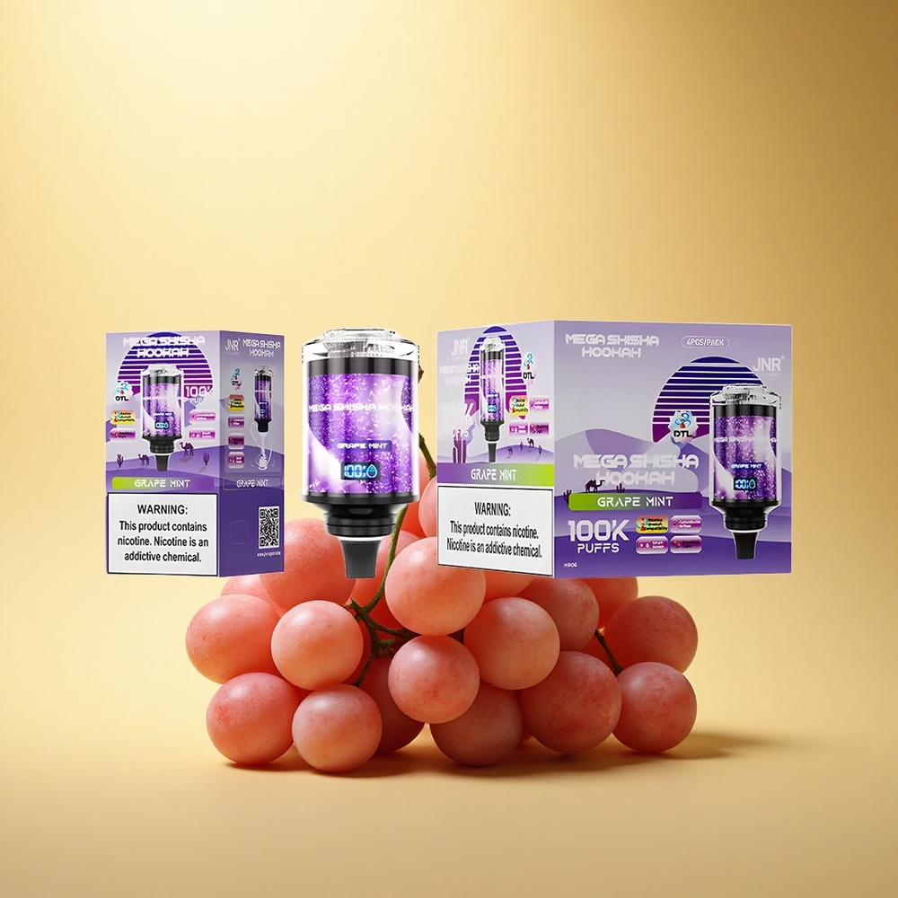 JNR Mega Shisha Hookah 100K Grozdova Meta 2200mAh Tipkovnica