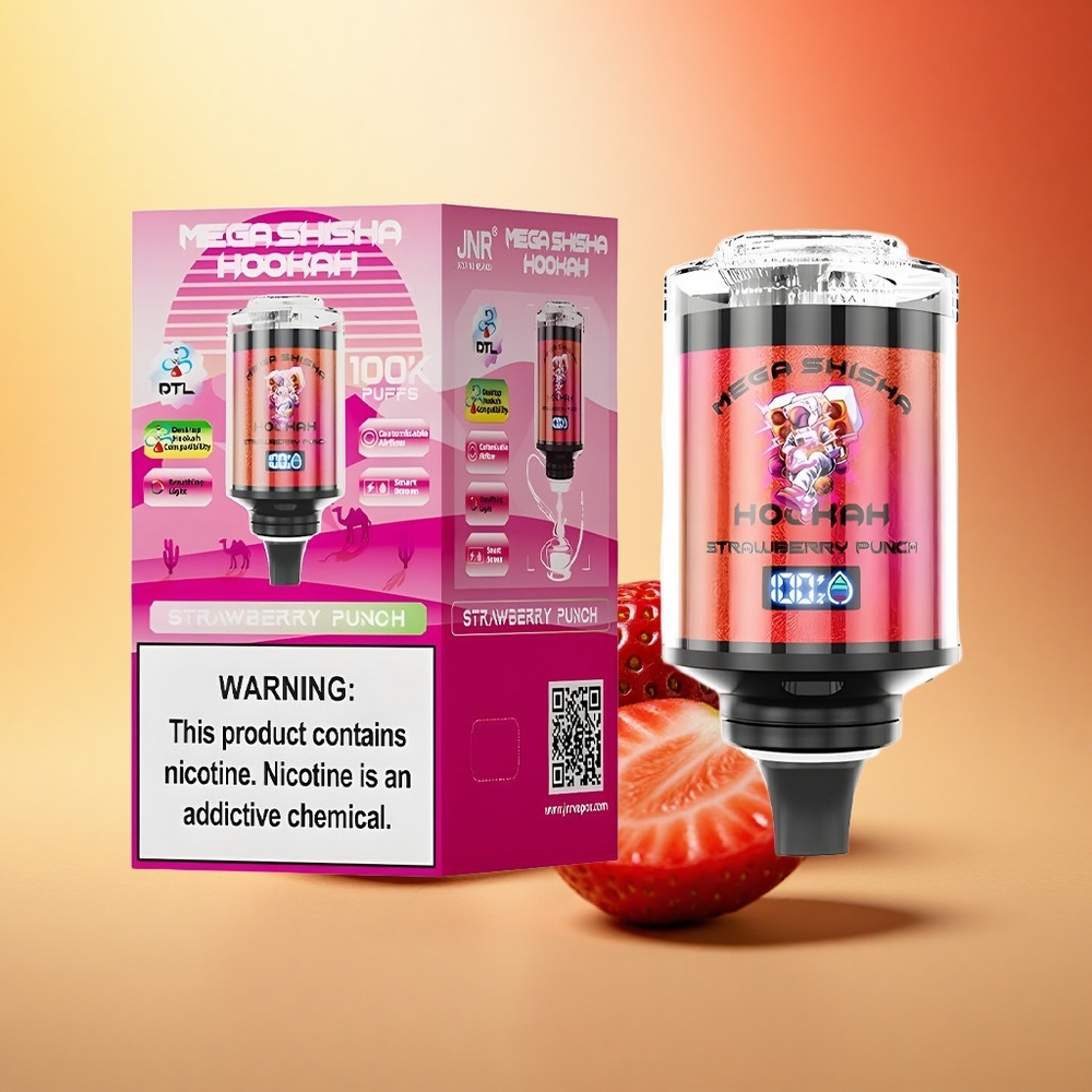 JNR Mega Shisha Hookah 100K Jagodni Udarec 2200mAh Tip-C