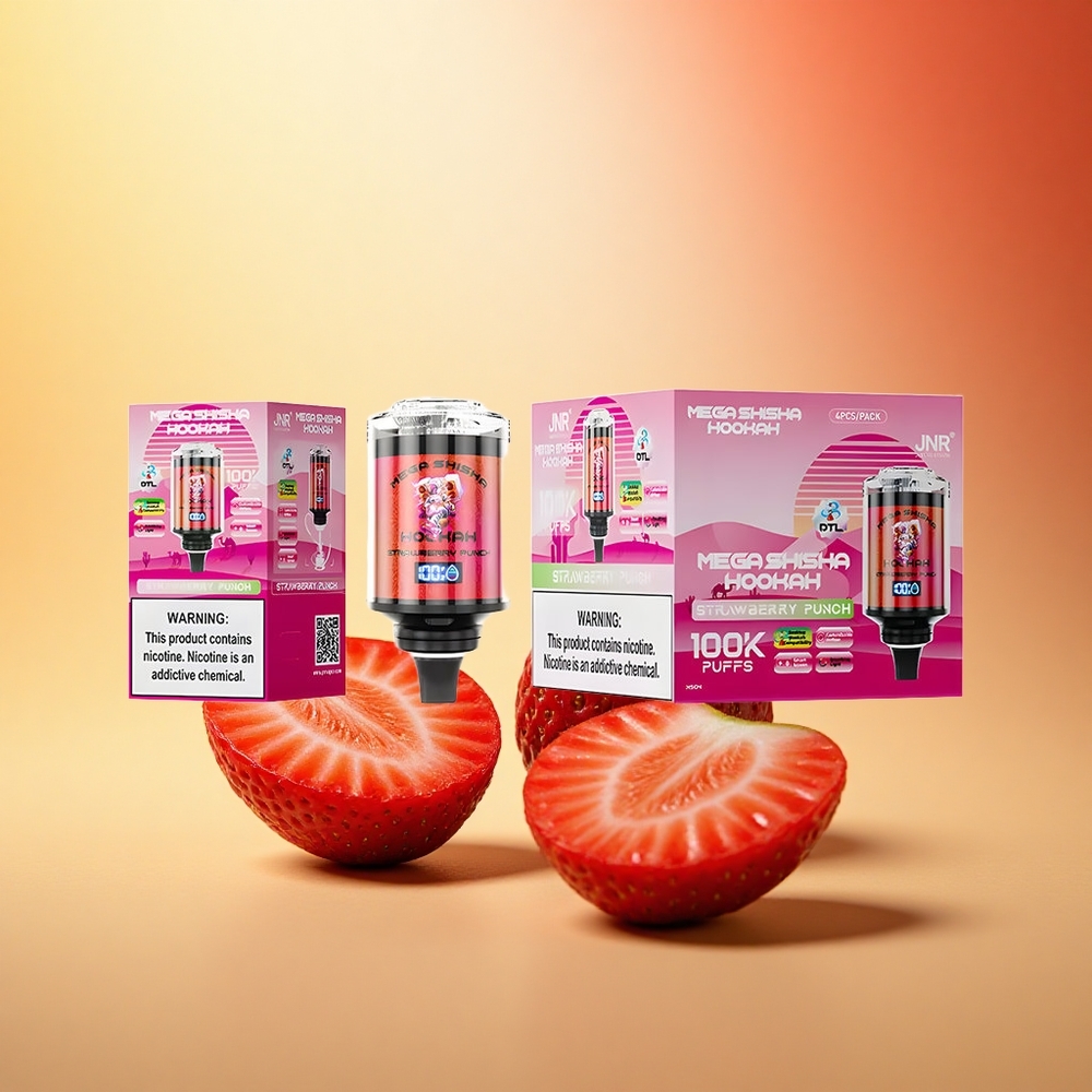 JNR Mega Shisha Hookah 100K Jagodni Udarec 2200mAh Tip-C