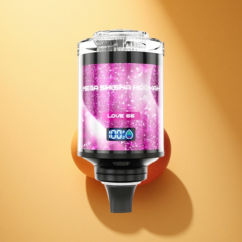 JNR Mega Shisha Hookah 100K Ljubezen 66 2200mAh Tip-C
