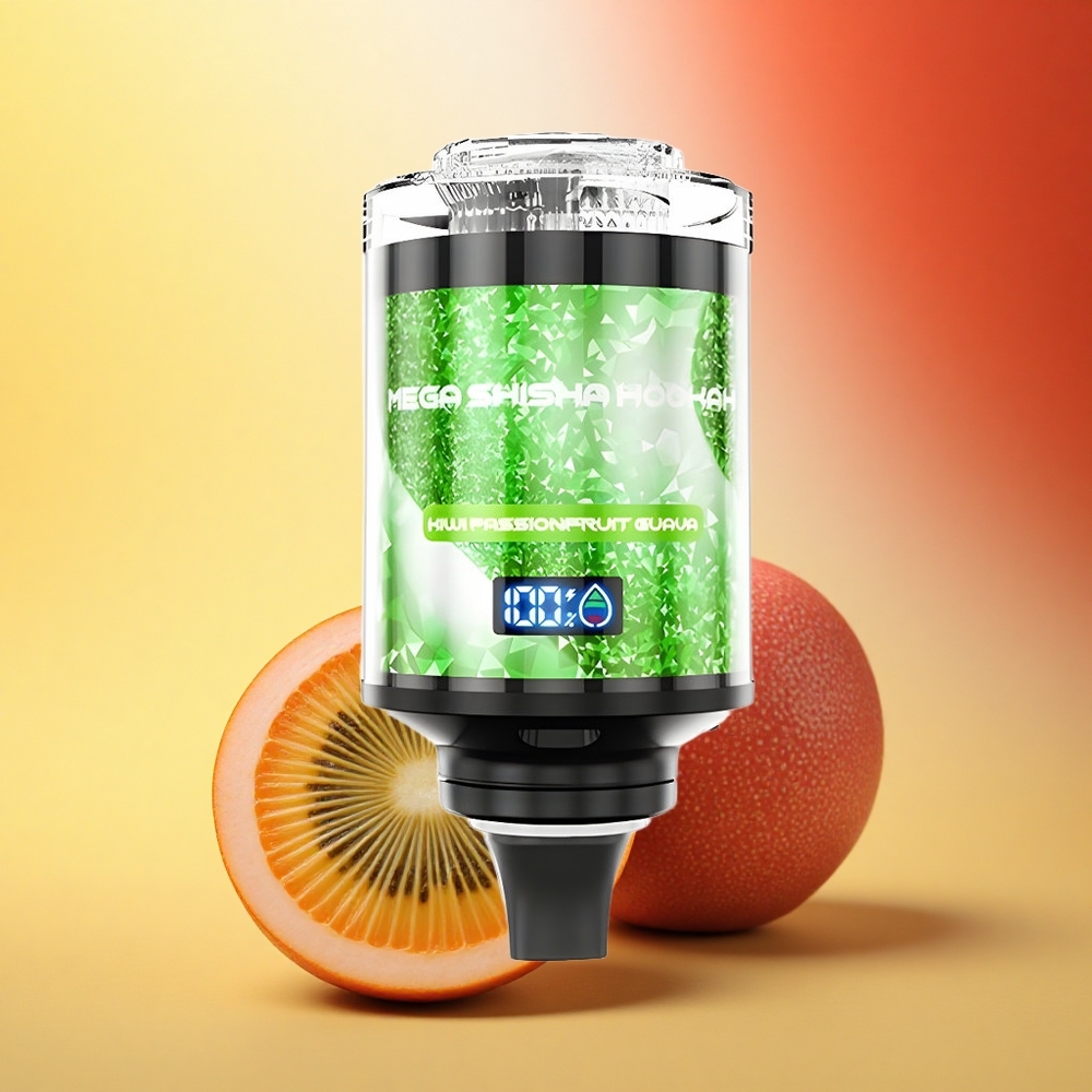 JNR Mega Shisha Hookah 100K Slovenska Mango Pasijonka Guava 60ml 2200mAh