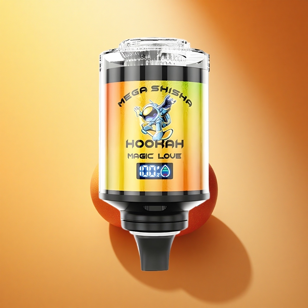JNR Mega Shisha Hookah 100K Čarobna Ljubezen 60ml 2200mAh Tip-C
