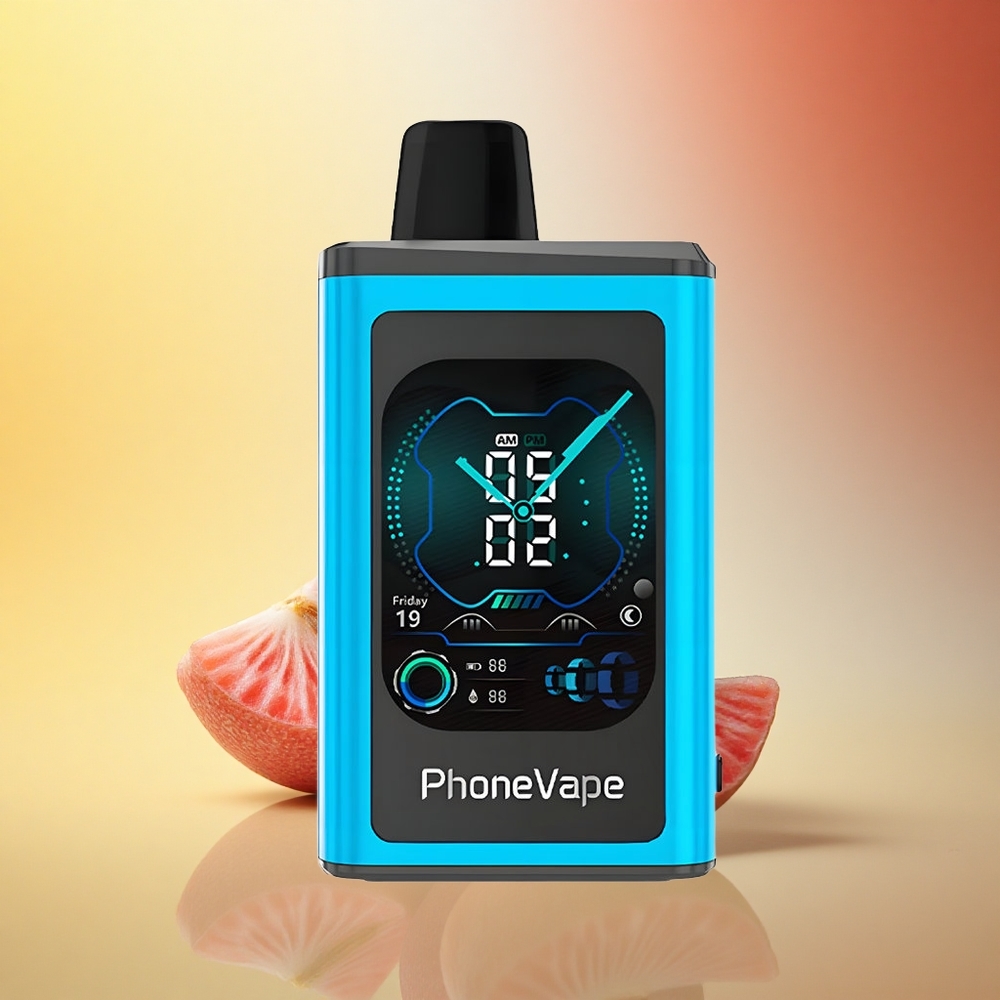 JNR PhoneVape 30000 Modra Malina Led z Nastavljivim Zrakom in Turbo Načinom