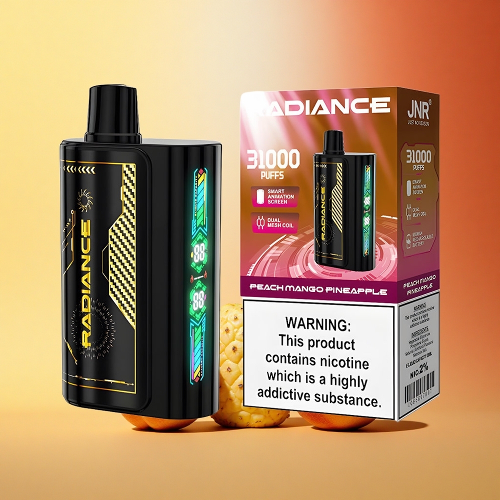 JNR Radiance 31000 Breskeva Mango Ananas Dual Mesh 28ml 2%