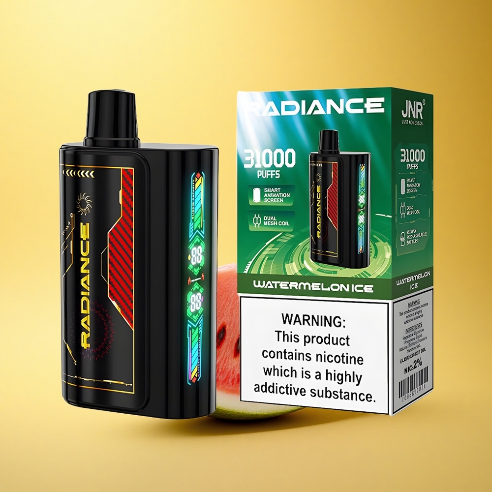 JNR Radiance 31000 Lubenični Led z Dual Mesh Coil in 28ml E-tekočina