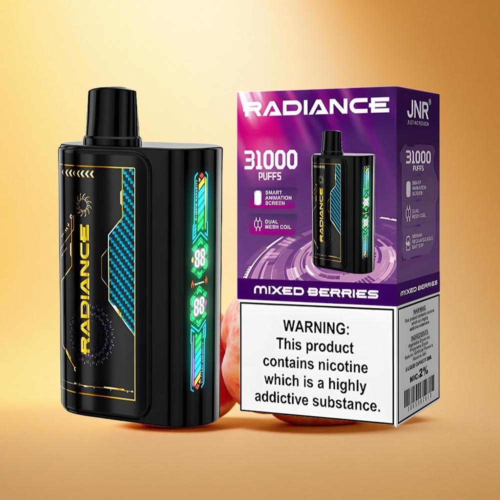 JNR Radiance 31000 Mešane Jagode Dual Mesh 28ml Type-C