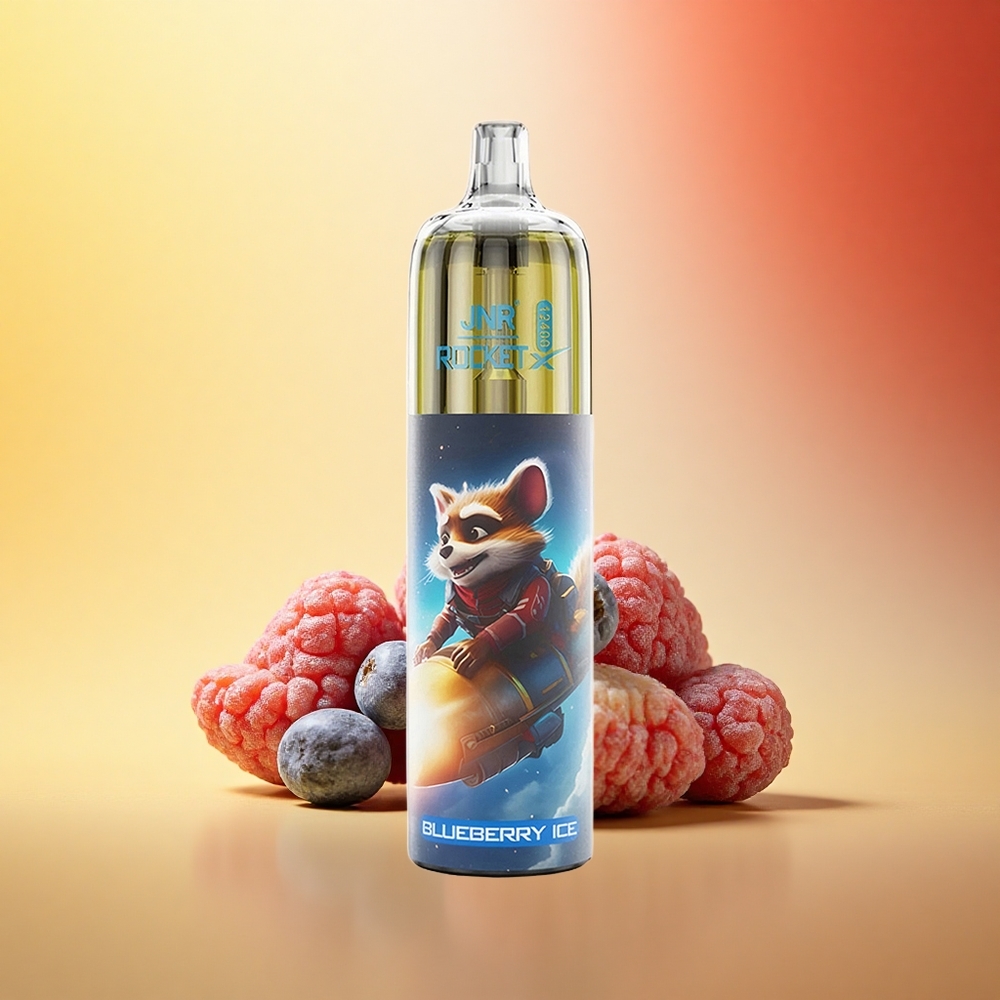 JNR Rocket-X 12400 Borovnični Led z Nastavljivim Zračnim Tokom in RGB Osvetljavo