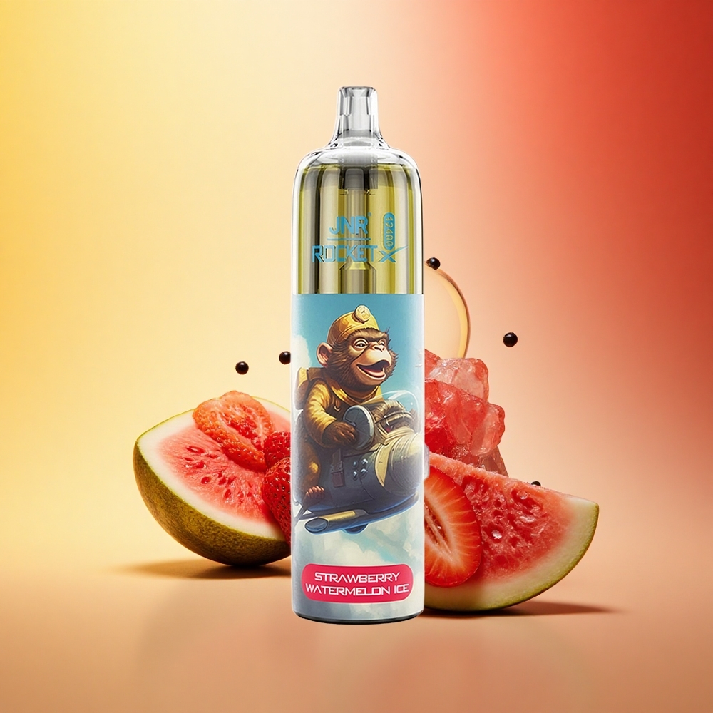 JNR Rocket-X 12400 Jagoda Lubenica Led z Nastavljivim Pretokom in RGB Osvetlitvijo